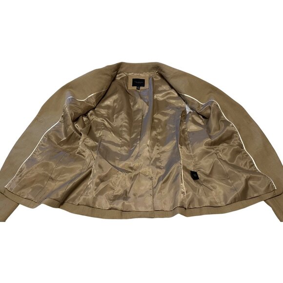 Women's The Limited Collection Beige Blazer Jacket Polyester Rayon Blend Size 2 - Picture 14 of 16
